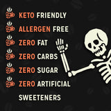 Bones Coffee Company Megalodonut, Boston Cream Donut Flavored Coffee, Medium Roast Low Acid Arabica Beans Compatible with Auto drip and French Press