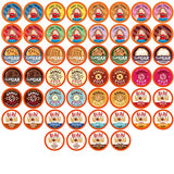 Coffee Pod Variety Packs Flavored Sampler, Assorted, Compatible with 2.0 K-Cup Brewers, Variety Pack, 52 Count (Pack of 1)