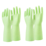 SHOWA 111 Skin-Friendly Dishwashing Gloves, Latex-Free PVC, Reusable Housekeeping Gloves with Cotton Liner, Non-Slip Grip for Kitchen & Gardening