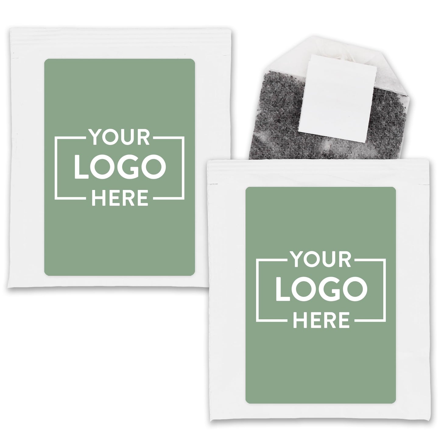 Promotional Tea Bags, Custom Tea Bags - 30 Quantity - $0.95 Each - Promotional Product/Bulk with Your Logo/Customized