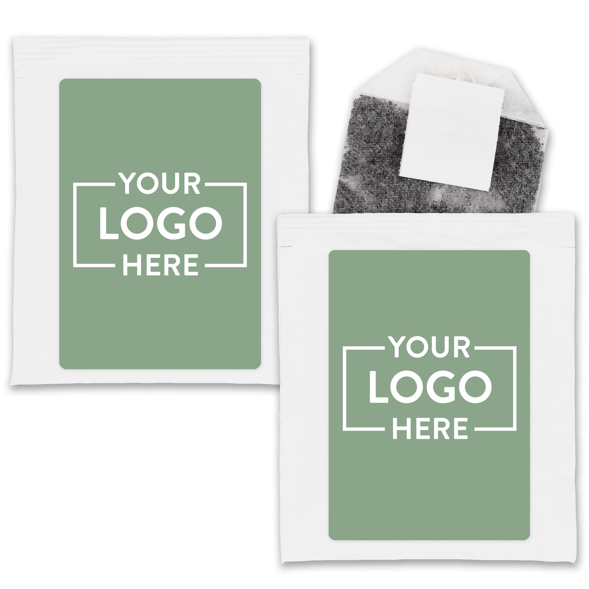 Promotional Tea Bags, Custom Tea Bags - 30 Quantity - $0.95 Each - Promotional Product/Bulk with Your Logo/Customized