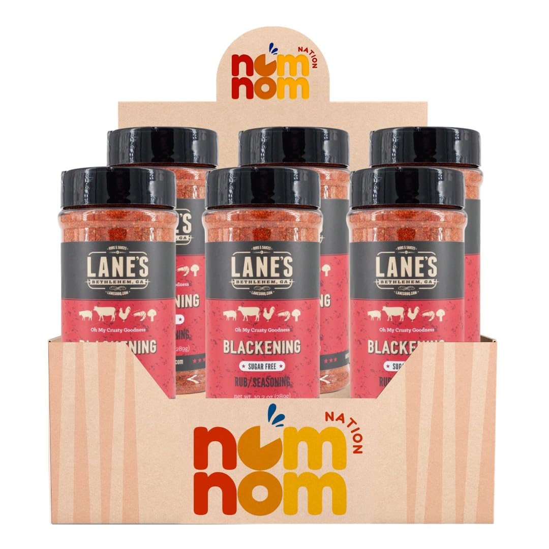 Rub Blackening -10.2 oz Shaker - Cajun Seasoning and Blackened Seasoning for Chicken Rub - Salt Free Seasonings and Spices - Spiceology Spices 6 pack
