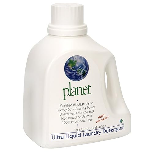 Planet Ultra Liquid Laundry Detergent, 100 Fluid-Ounce Bottles (Pack of 4)