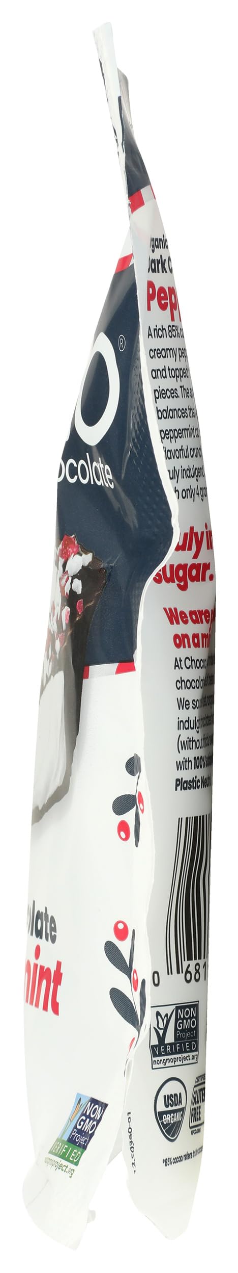 Chocxo, Organic Dark Chocolate Peppermint Cup, 3.45 Ounce