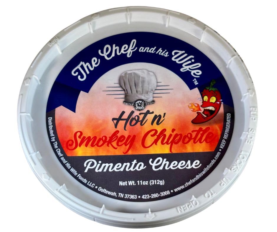The Chef and his Wife Foods Hot n' Smokey Chipotle Pimento Cheese trio (3)