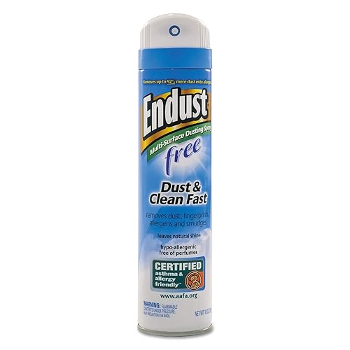 Endust Free Hypo-Allergenic Dusting and Cleaning Spray, 10 oz Aerosol, 6/CT