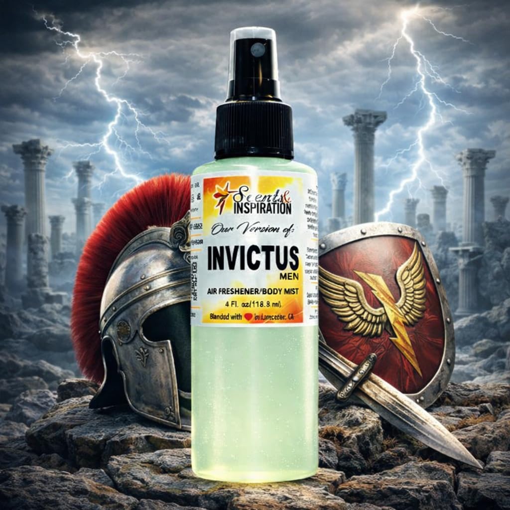 Scents & Inspiration Invictu Air Freshener/Body Mist Men's Fragrances | Travel Size | 4 Fl. Oz
