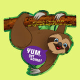 The Original Bag of Poo®, Sloth Poo (Black Cherry Flavor Cotton Candy), Novelty Poop Gag Gift. Free sticker inside.