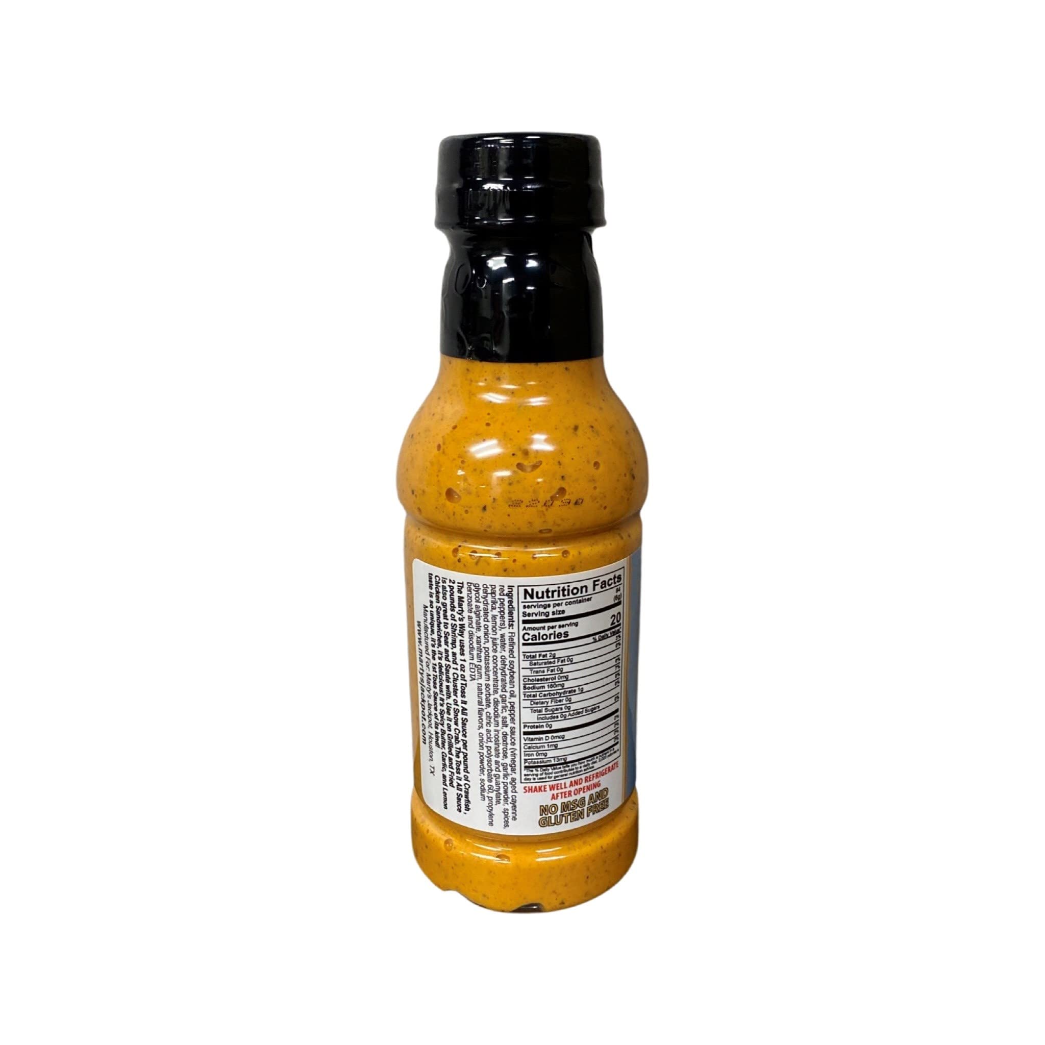 Marty’s Jackpot Spicy Garlic & Lemon Toss It All Sauce - Delicious Flavor, First Ever toss sauce brought to the market for Crawfish, Veggies, Seafood
