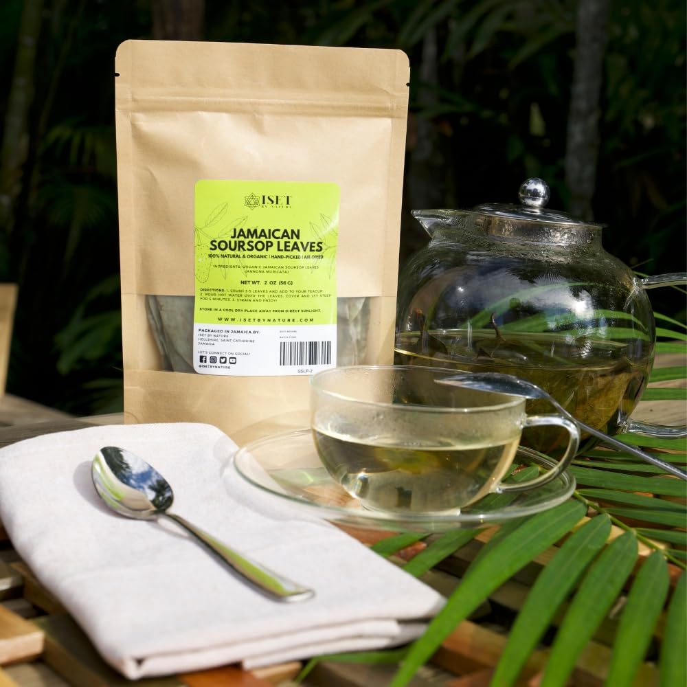 Jamaican Soursop Leaf Tea | Graviola | Guanabana | Annona Muricata | Loose Leaves | 1 oz