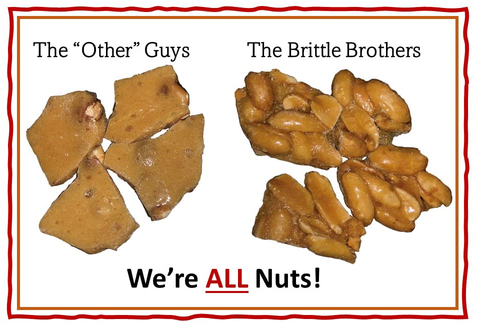 Brittle Brothers Bacon Peanut Brittle - 16 oz Gift Box - Gourmet Candy