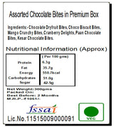 Ghasitaram Gifts Jaiccha Christmas Gifts Assorted Chocolate Bites in Premium Box