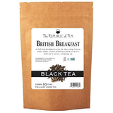 The Republic of Tea British Breakfast Black Full-Leaf Loose Tea, 3.5 oz Refill Bag | Steeps 50 Cups