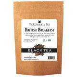 The Republic of Tea British Breakfast Black Full-Leaf Loose Tea, 3.5 oz Refill Bag | Steeps 50 Cups