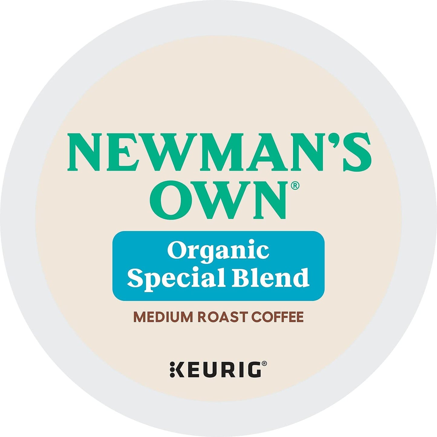 Newman's Own Organics K-Cup Portion Pack for Keurig K-Cup Brewers, Newman's Own Special Blend (Pack of 96) (Packaging may vary)