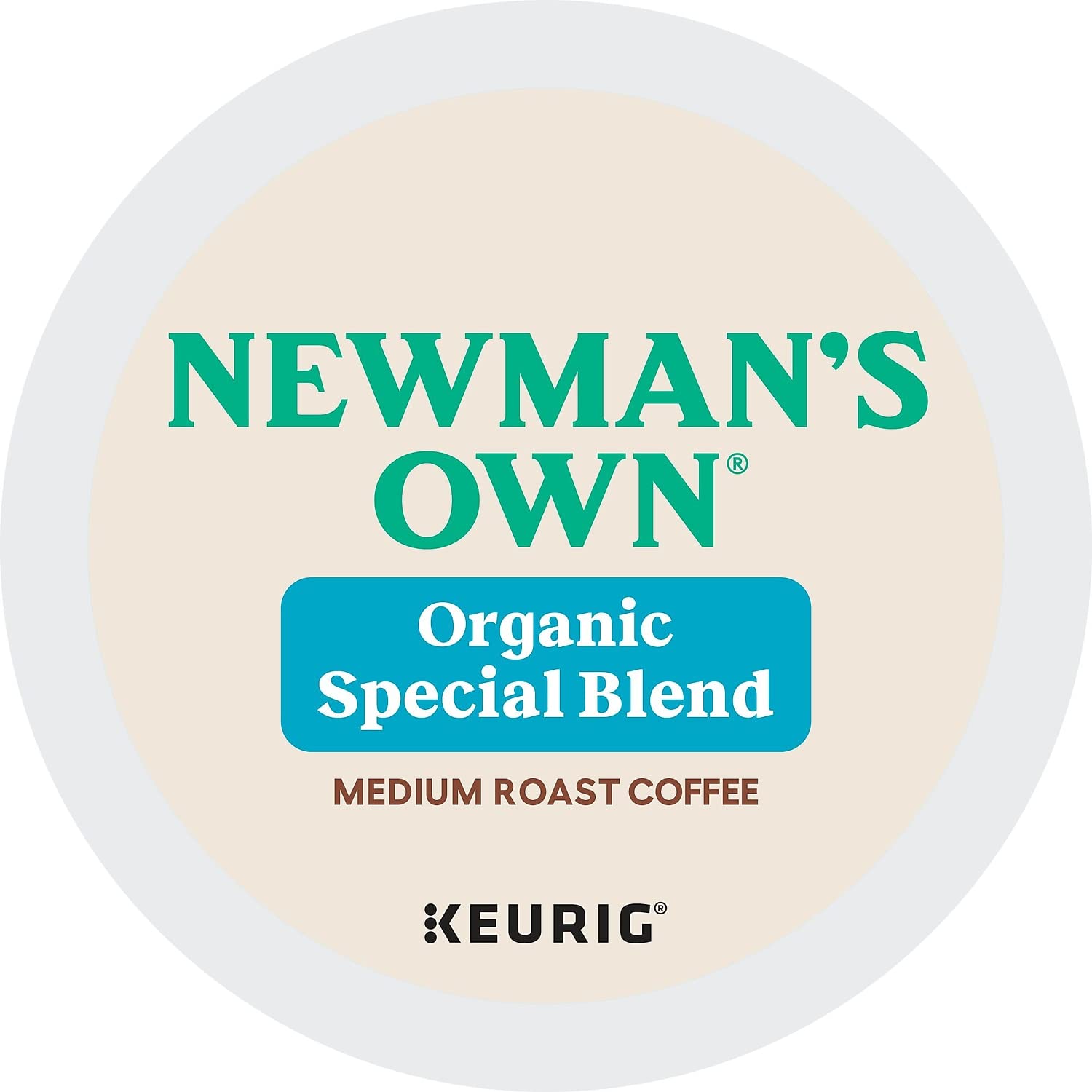 Newman's Own Organics K-Cup Portion Pack for Keurig K-Cup Brewers, Newman's Own Special Blend (Pack of 96) (Packaging may vary)