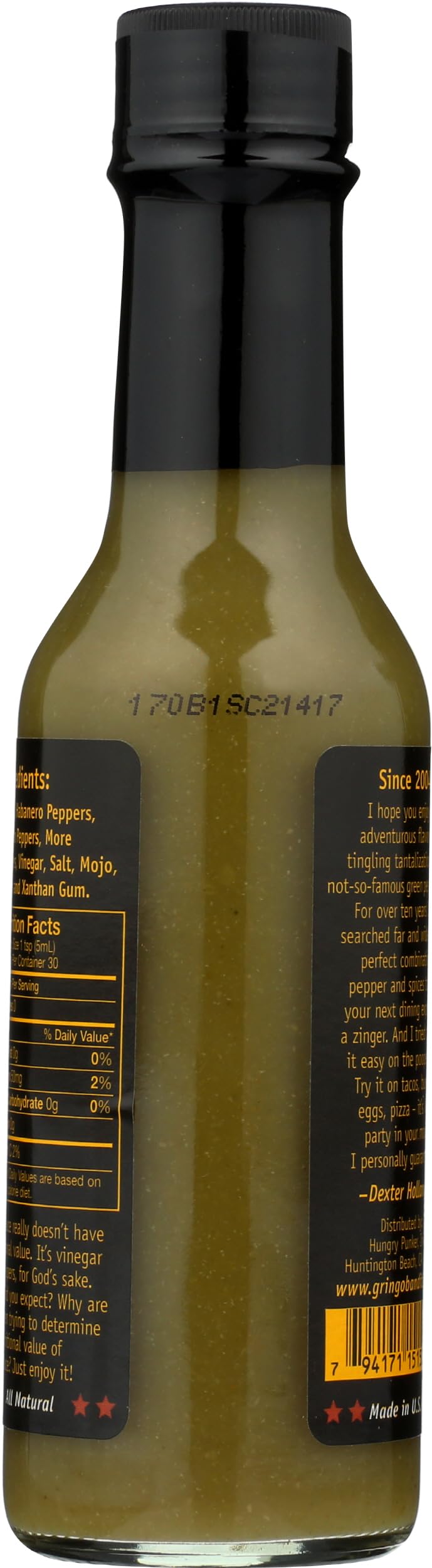 Gringo Bandito Green Hot Sauce, 5 FZ