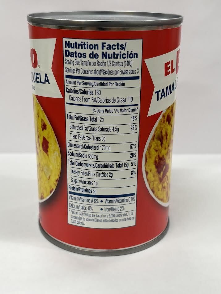 Ebro Foods El Ebro Tamale Casserole with Pork 12/15oz Case, 15oz. ( 12 Pack )