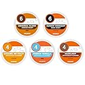 Variety Pack Sampler of K-Cups Coffee Pods-Original, Dark, Caramel, Hazelnut & French Vanilla Coffee-for Keurig Brewers- (24 Count)
