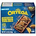 Ortega Mini Taco Slider Shells, Yellow Corn, 4.4 Ounce, 18 Shells