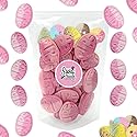BUBS Strawberry Pomegranate Ovals Swedish Candy, (1.2 Pounds) - Chewy Foam Gummies, Gelatin-Free, Imported from Sweden (1.2 LB, Strawberry