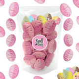 BUBS Strawberry Pomegranate Ovals Swedish Candy, (1.2 Pounds) - Chewy Foam Gummies, Gelatin-Free, Imported from Sweden (1.2 LB, Strawberry