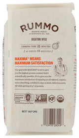 Rummo, Pasta Rigatoni Protein Organic, 14.1 Ounce