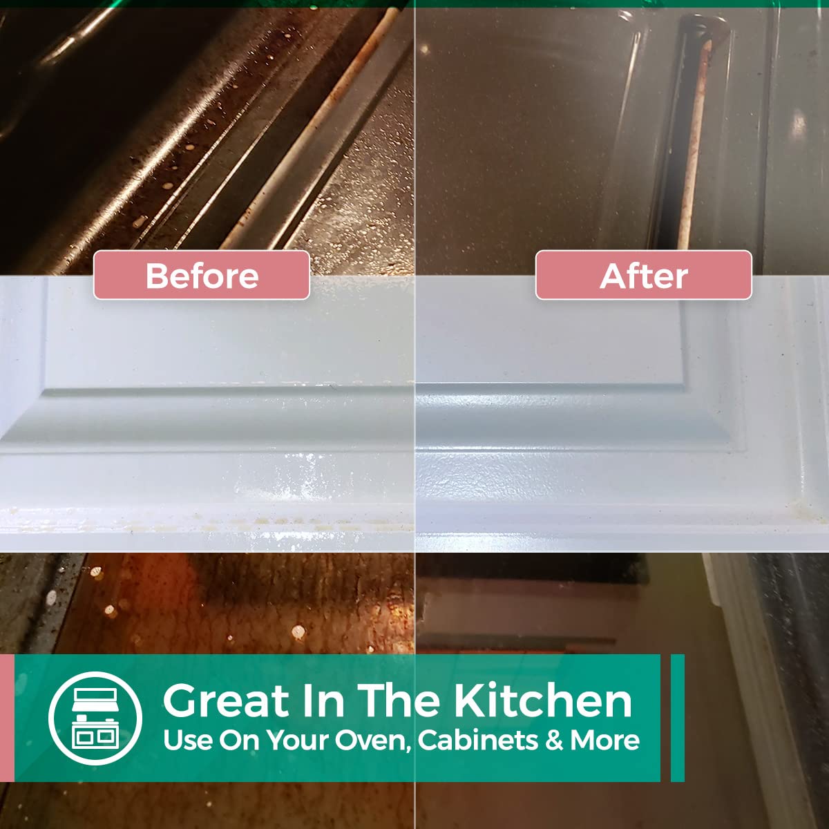 CHOMP! Cleaner Degreaser Concentrated Spray: Healthier Home's Kitchen & Home Multi Purpose Degreasing Deodorizer & Stain Remover for, Kitchens