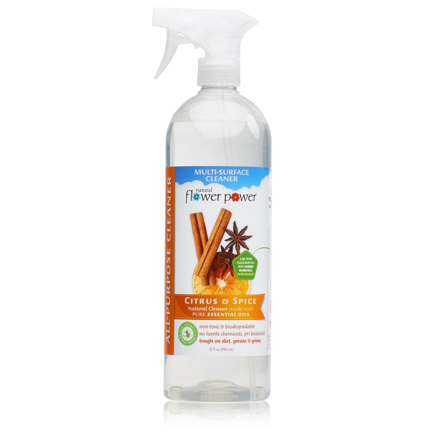 All-Purpose Cleaner Concentrate - Makes 32 Fl Oz Just Add Water - Multi-Surface Cleaning Spray, Non-Toxic, No Harsh Fumes or Chemicals, Child & Pet