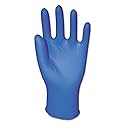 Boardwalk 382MBX Disposable Examination Nitrile Gloves, Medium, Blue, 5 mil, 100/Box