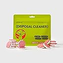 CECEBEAR Garbage Disposal Cleaner and Deodorizer Tablets, 24 Pack, Foaming Kitchen Sink Drain Cleaner, Peach Scent, Helps Maintain a Clean Disposal
