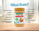WOWBUTTER Natural Peanut Free Creamy 1.1lb Jars, 1 Count, (Pack of 2)