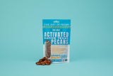 AOP Sea Salt Activated Native Texas Pecans, naturally crunchy, soaked and dehydrated, very low sugar premium snack. Non-GMO, Gluten-Free, Vegan
