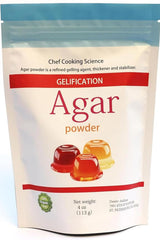 Agar Agar powder | essence free thickener for cooking and baking | vegetarian beef gelatin substitute | non GMO, vegetarian friendly (4 Ounce)