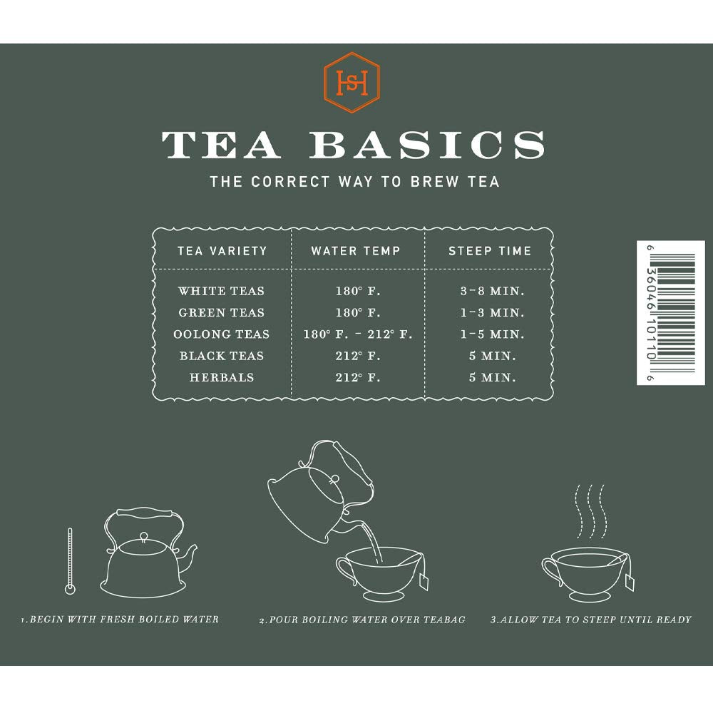 Harney and Sons Hot Cinnamon Spice, a Spicy Black Tea with Cinnamon, Orange Flavors & Sweet Clove - 50 Teabags