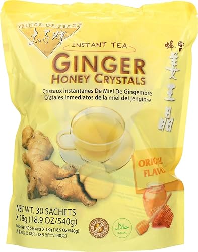 Prince Of Peace Ginger Honey Crystals - 30 Count - Pack Of 1