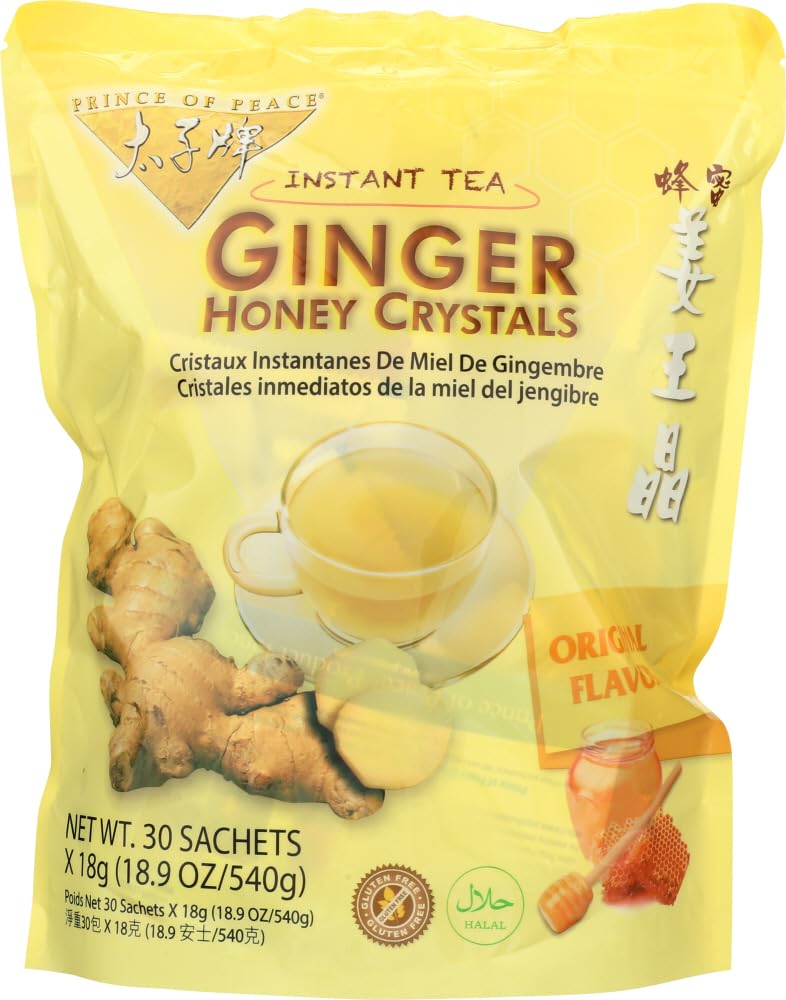 Prince Of Peace Ginger Honey Crystals - 30 Count - Pack Of 1