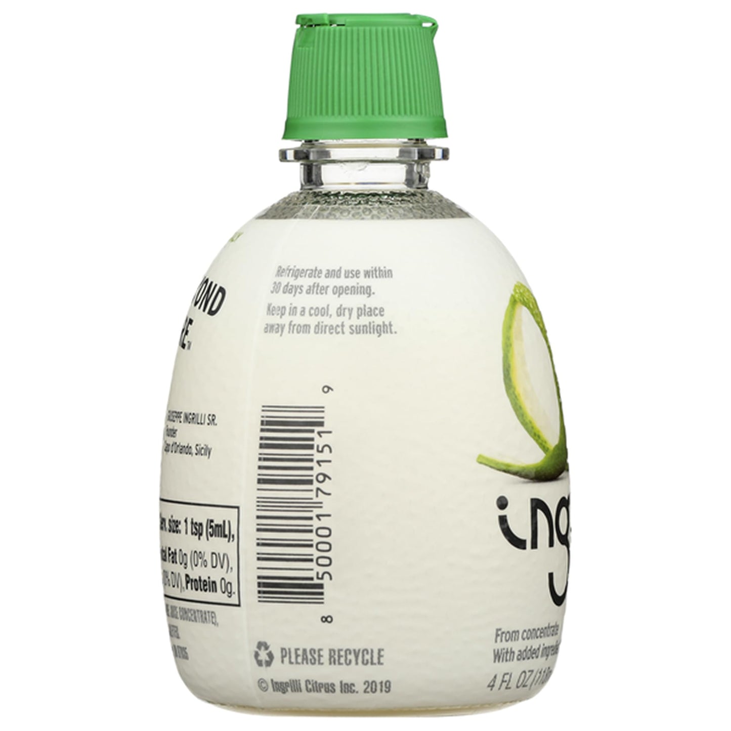 Ingrilli 100% Lime Juice from Concentrate, 4 Fl Oz Squeeze Bottles (Pack of 3)