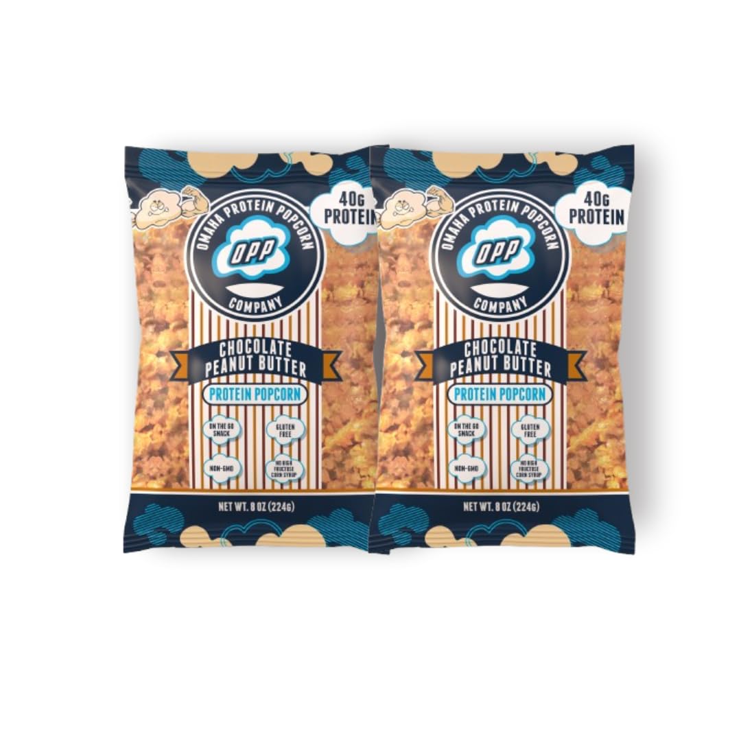 Omaha Protein Popcorn Chocolate Peanut Butter