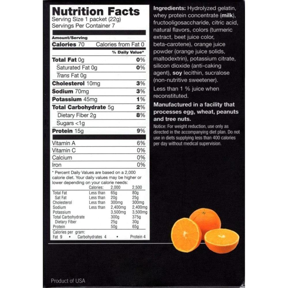 Proti Fit Orange Drink Mix IDEAL PROTEIN COMPATIBLE