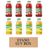LUV BOX- variety Everfresh Juice 16 oz. pack of 8, Everfresh Tropical Fruit Punch, Everfresh Pineapple Juice. by evaxo