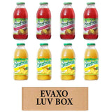 LUV BOX- variety Everfresh Juice 16 oz. pack of 8, Everfresh Tropical Fruit Punch, Everfresh Pineapple Juice. by evaxo