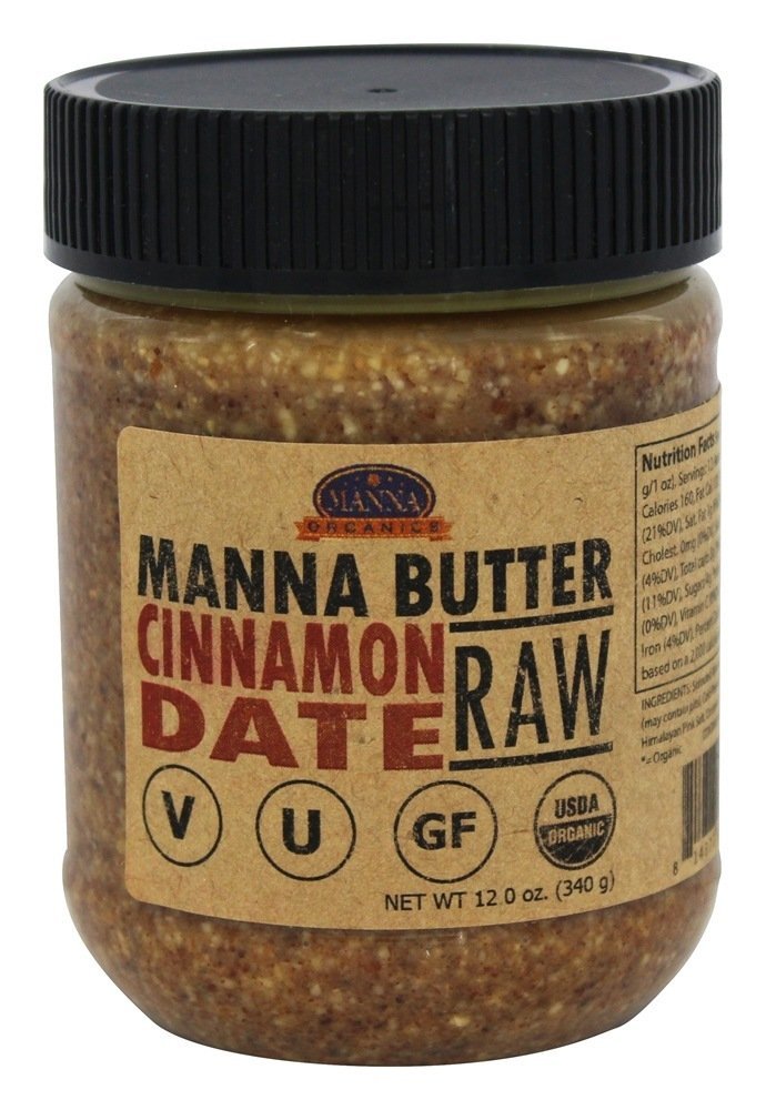 Manna Organics Manna Butter Cinnamon Date - Sprouted, 12 ounce