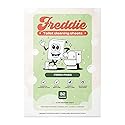 Freddie Toilet Cleaner Sheets - Fresh Pines Scent - Plastic Jug-Free Alternative to Liquid Cleaners - 32 Dissolvable Cleaning Strips