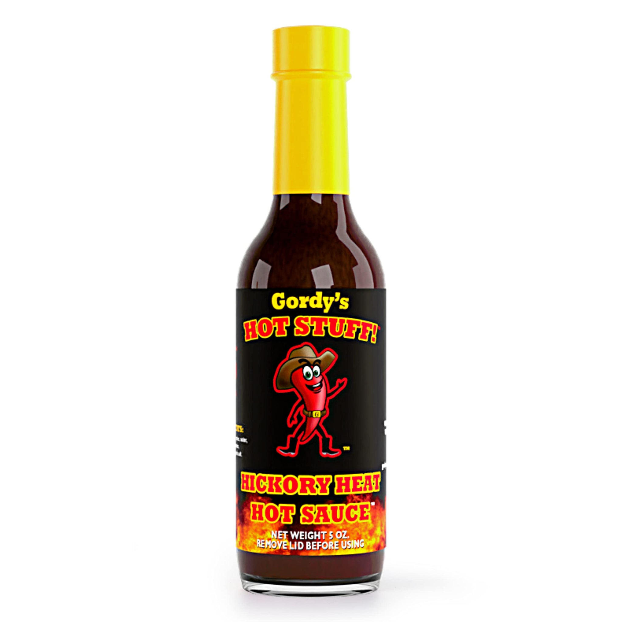 Gordy's Hot Stuff! Gourmet Hot Sauce - Made in Texas with Red Chili Peppers for a Rich and Complex Flavor - Handcrafted in Small Batches