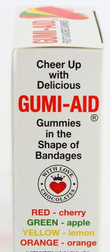 Gumi-Aid Fruit Flavored Gummy Bandages 3 oz Box (Pack of 2)