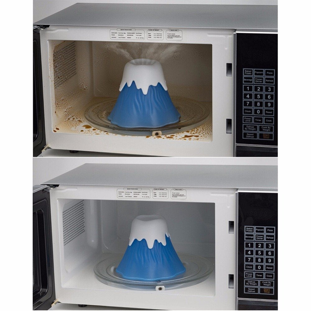 VT BigHome Erupting Volcano Cleaning Microwave Cleaner Cooking Kitchen Gadget Tools Clean In Minutes Fun