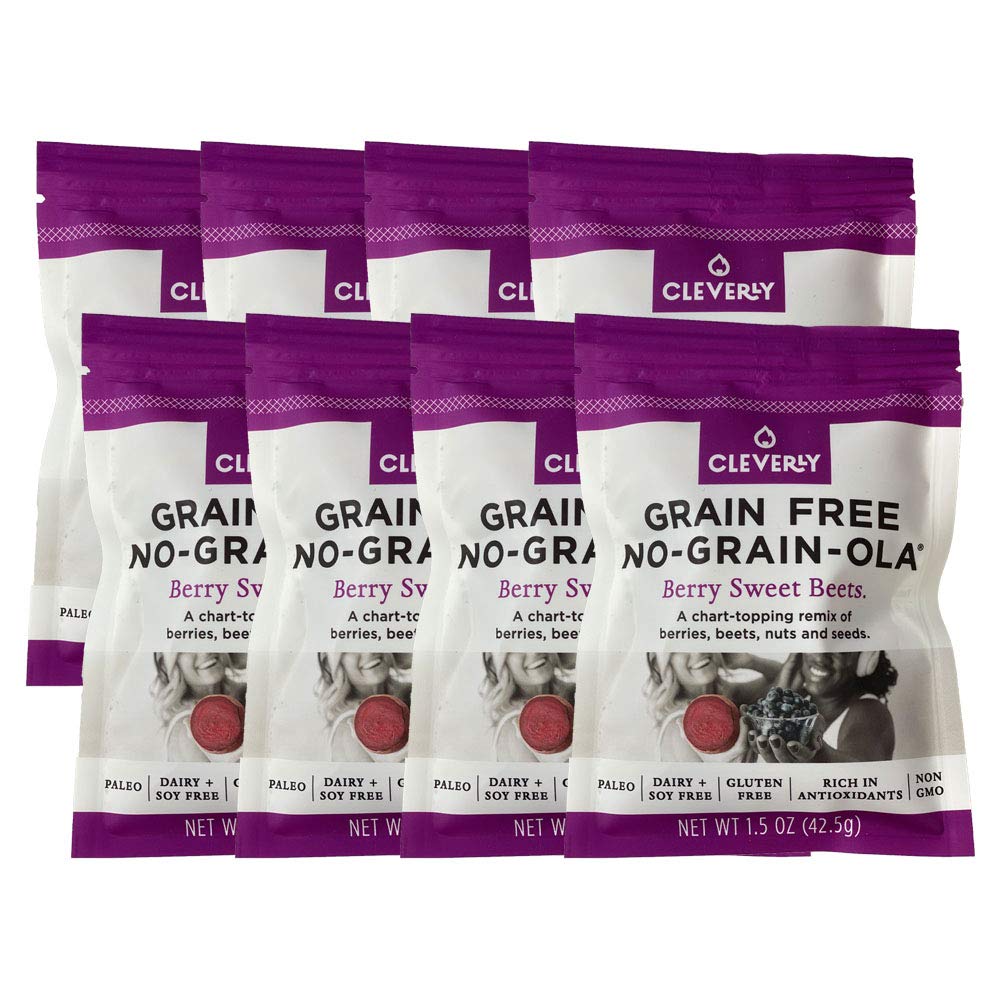 NO-GRAIN-OLA - Grain Free Granola | Paleo Friendly Healthy Snacks | Natural, Dairy Free, Soy Free, No Refined Sugars, Non GMO - Berry Sweet Beets