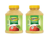Healthy Snack or Side Dish, Mott’s Unsweetened Applesauce, Made from Real Fruit, No Sugar Added and an Excellent Source of Vitamin C, Make Healthy