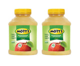 Healthy Snack or Side Dish, Mott’s Unsweetened Applesauce, Made from Real Fruit, No Sugar Added and an Excellent Source of Vitamin C, Make Healthy
